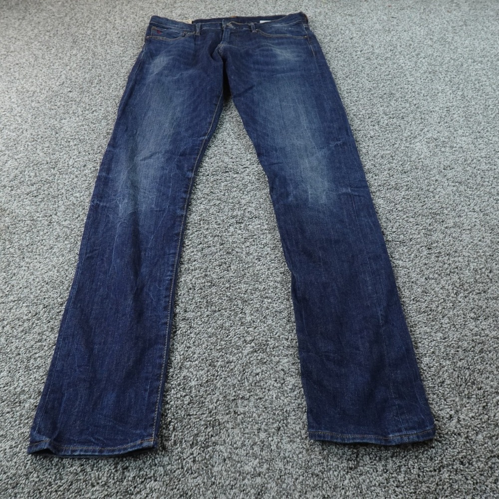 Polo Ralph Lauren Jeans Mens 32X34 Blue Denim Sullivan Slim Tapered‎ Leg Stretch